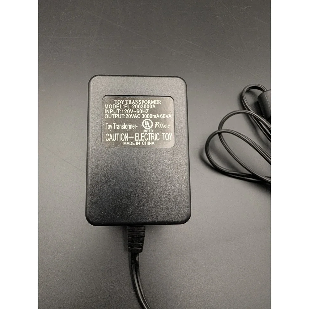 Power Adapter Toy Transformer FL-2003000A 20VAC 3000mA 60VA INPUT 120V-60HZ